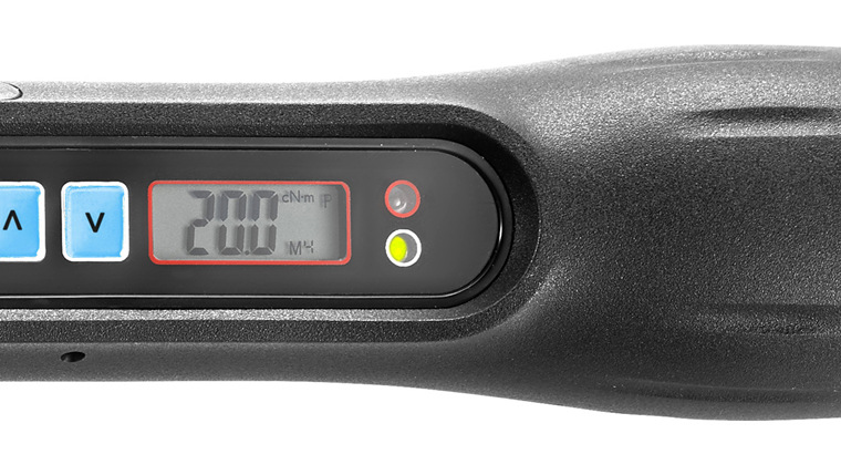 Imported French FACOM 1/4 "digital torque screwdriver E.S404J1 Specification drawing