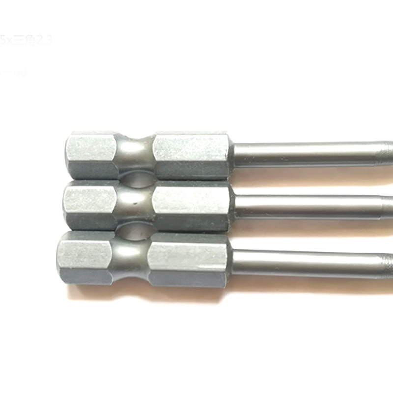 Pneumatic screw air screwdriver head air screwdriver 1/4×50×3.5×25× triangle 2.3 details Picture