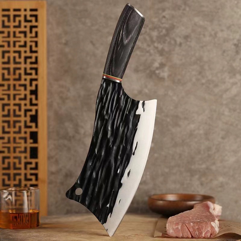 Factory direct sales of Yangjiang stainless steel kitchen knives, express slicing knives, household meat slicing knives, meat slicing knives, sharp knives, wholesale details Picture