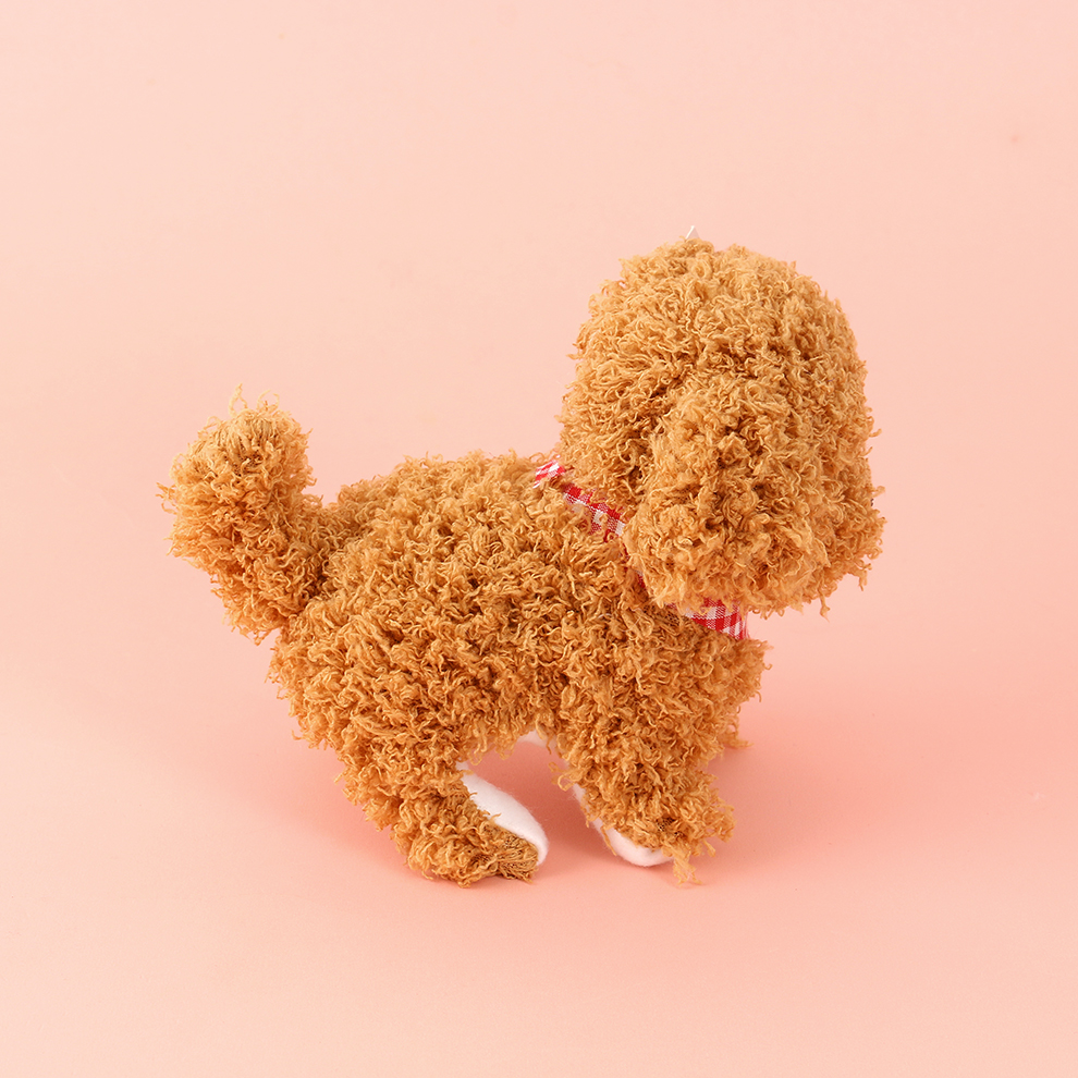 The cute and cute electric plush puppy can be affectionate and play with you. It sings so beautifully. The recording saves the beautiful words of children. It can be affectionate and lick its fingers to heal details Picture