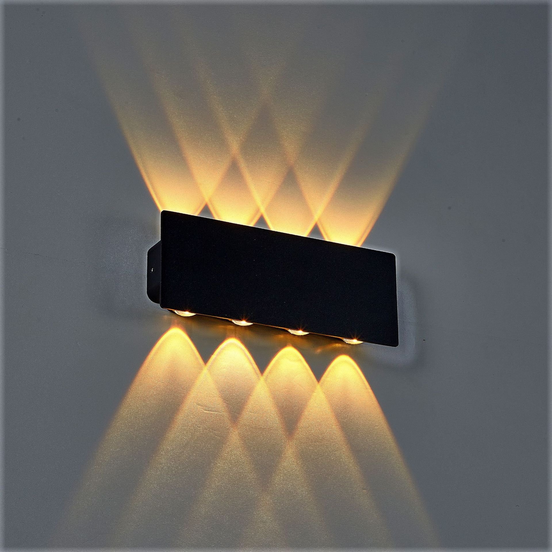 Wholesale of modern and simple double-head indoor and outdoor hotel corridor wall-mounted door courtyard waterproof led wall lamps Specification drawing