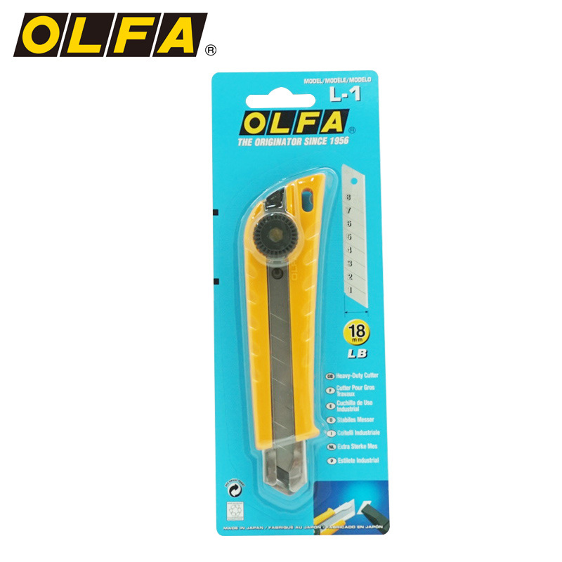 Japanese OLFA Classic 11B utility knife, 18mm heavy-duty large cutting knife, carpet knife, rubber stamp L-1 undefined