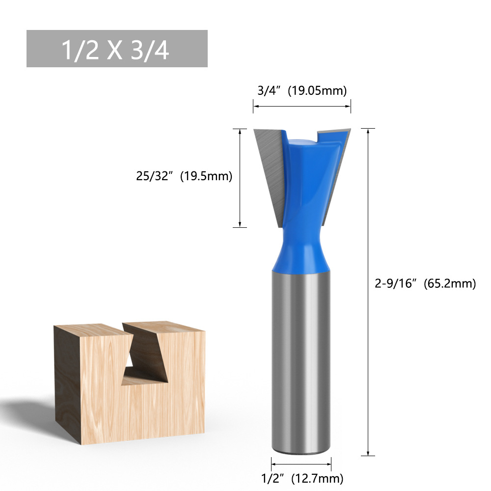 Woodworking dovetail knife, edge knife, hard alloy woodworking milling cutter, engraving machine, trimming machine knife, honeycomb mortise and tenon joint Item Picture