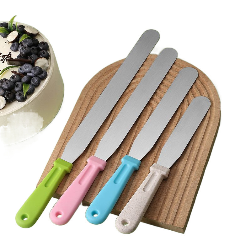 Baking tools: cake spatula, cake release knife, scraper, graduated cream spatula, stainless steel kiss knife, scraper Item Picture
