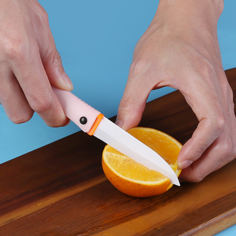 Fruit knife, bird ceramic folding knife, portable cute knife, creative portable pocket, multi-functional peeler for fruits and vegetables Specification drawing