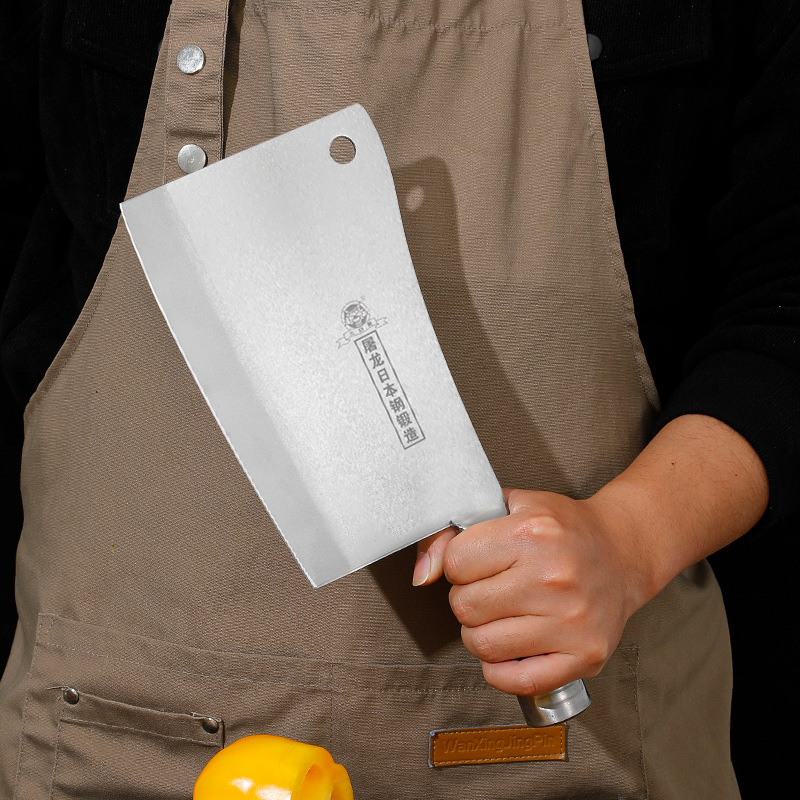 Jiujiang Wan Wenwu Knife, cutting knife, bone slicing knife, kitchen knife, hotel stall commercial, super-fast sharp, all-steel chef knife details Picture