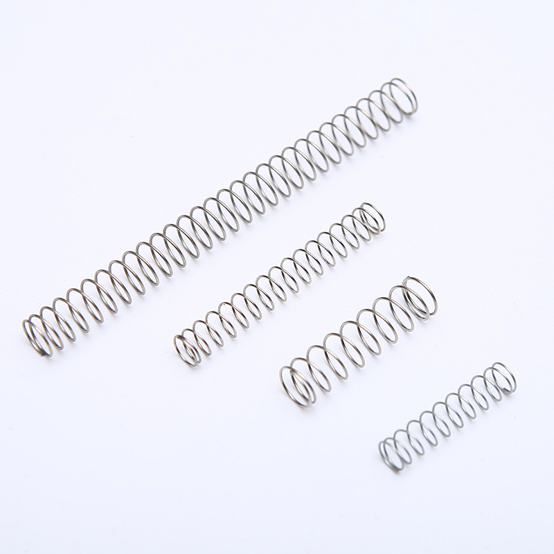 Customized 304/201 stainless steel compression springs, cylindrical helical pressure springs, hardware tools and small springs in stock details Picture