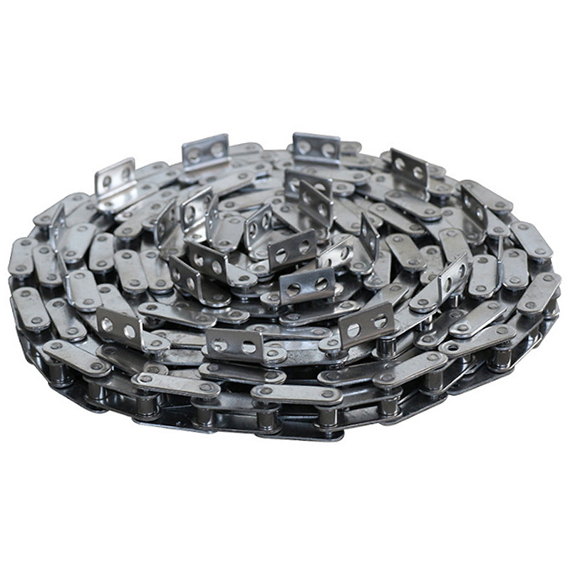 High-pitch chain, wear-resistant bent plate chain, double-sided lug scraper conveyor chain, carbon steel industrial transmission chain Item Picture