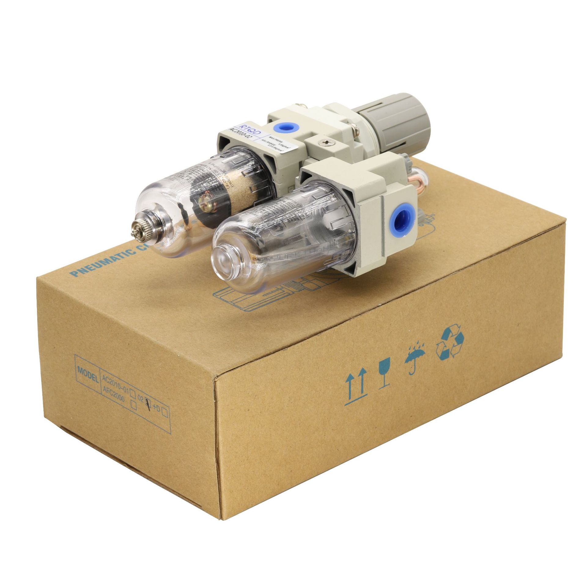 Wholesale white pressure regulating valve AW/AR/AC2000-02, 3000-03 pressure regulating filter, air source processor undefined