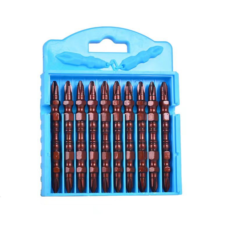 s2 High-hardness strong magnetic head double cross electric screwdriver, hand drill cross head Strong magnetic Special grade undefined