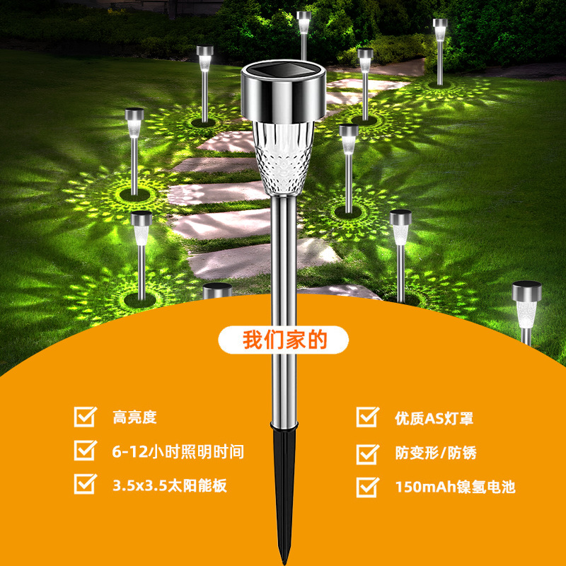 Amazon's best-selling solar lamps, outdoor garden lamps, flower arrangement garden lamps, home lighting, lawn path lamps Application Scenario