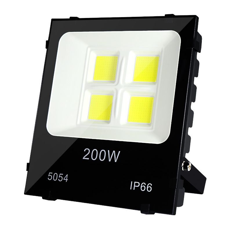 led outdoor spotlights, storefront lights, 100w square floodlights, waterproof high-power engineering floodlights, street lamps wholesale Item Picture