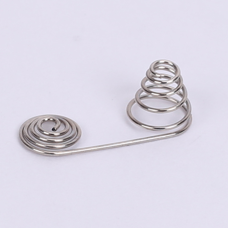 Switch spring, special-shaped stainless steel tower spring, hardware battery spring, compression conical spring. Non-standard drawings are available upon request details Picture