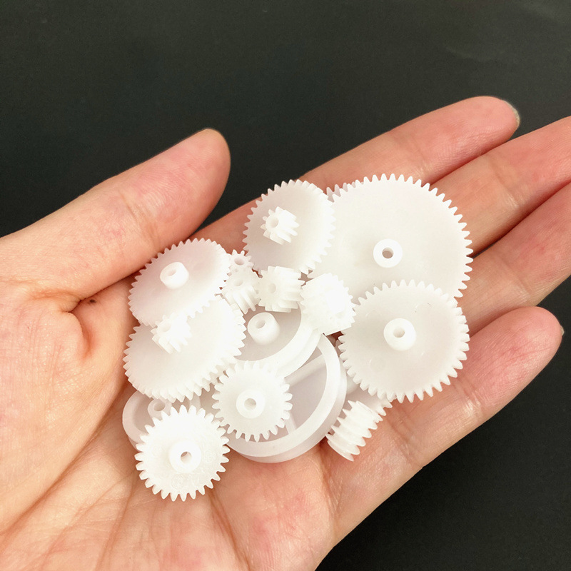 New product 23 gear pack motor toy small worm spindle single-layer and double-layer loose tooth crown tooth pulley gear pack Specification drawing