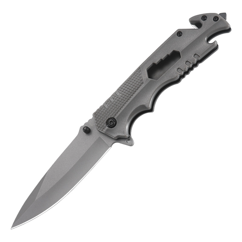 【 Same style at a low price 】 Stainless steel outdoor knife, high hardness, multi-purpose self-defense folding knife, portable camping survival knife edge Item Picture