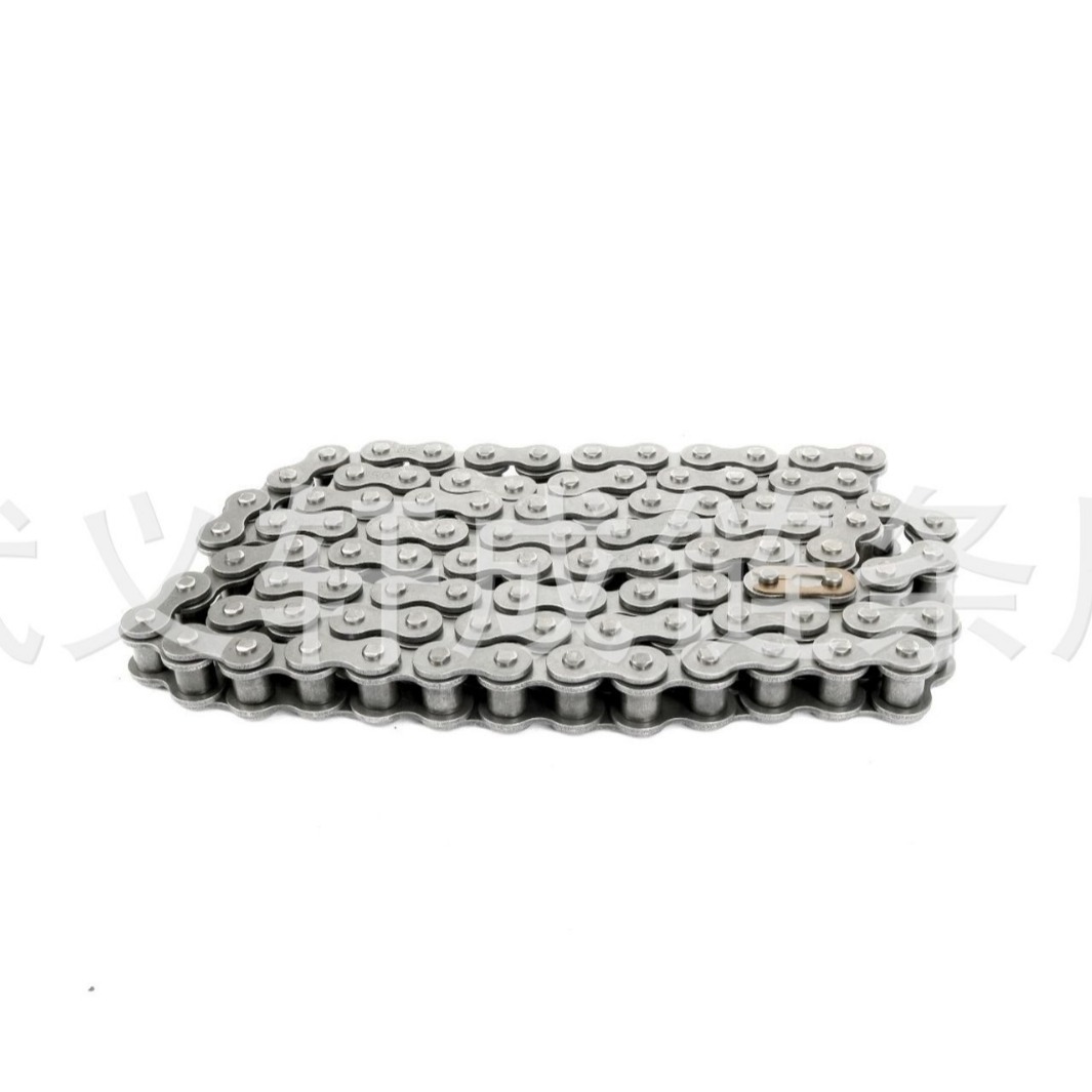 The manufacturer supplies 1-inch 16A single, double and three-row short pitch precision roller chains for industrial transmission and feed chains made of carbon steel Item Picture