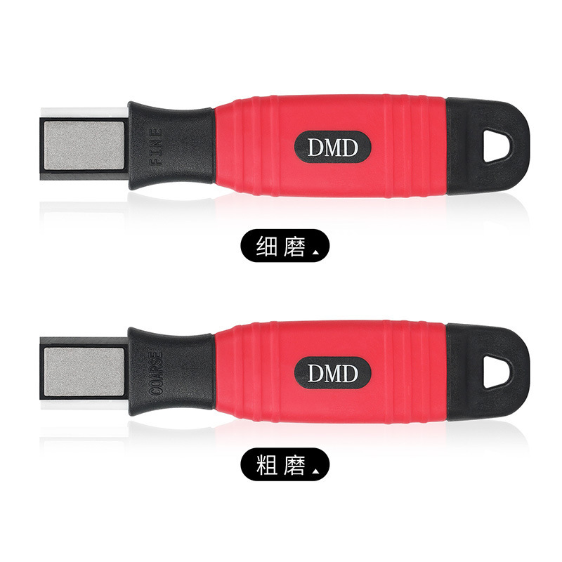 DMD Exclusive Cross-border outdoor knife sharpener Diamond whetstone Small knife sharpener Fishhook file Mini Double-sided knife sharpener Application Scenario