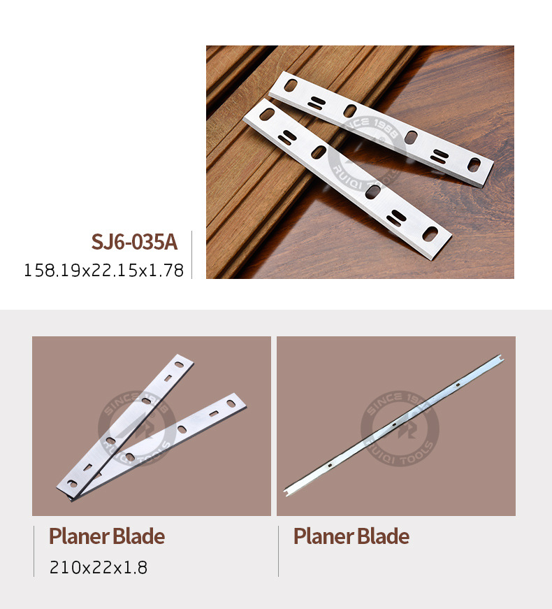 Noyuan 6-inch jointer knives & plane blade woodworking plane blade wholesale details Picture