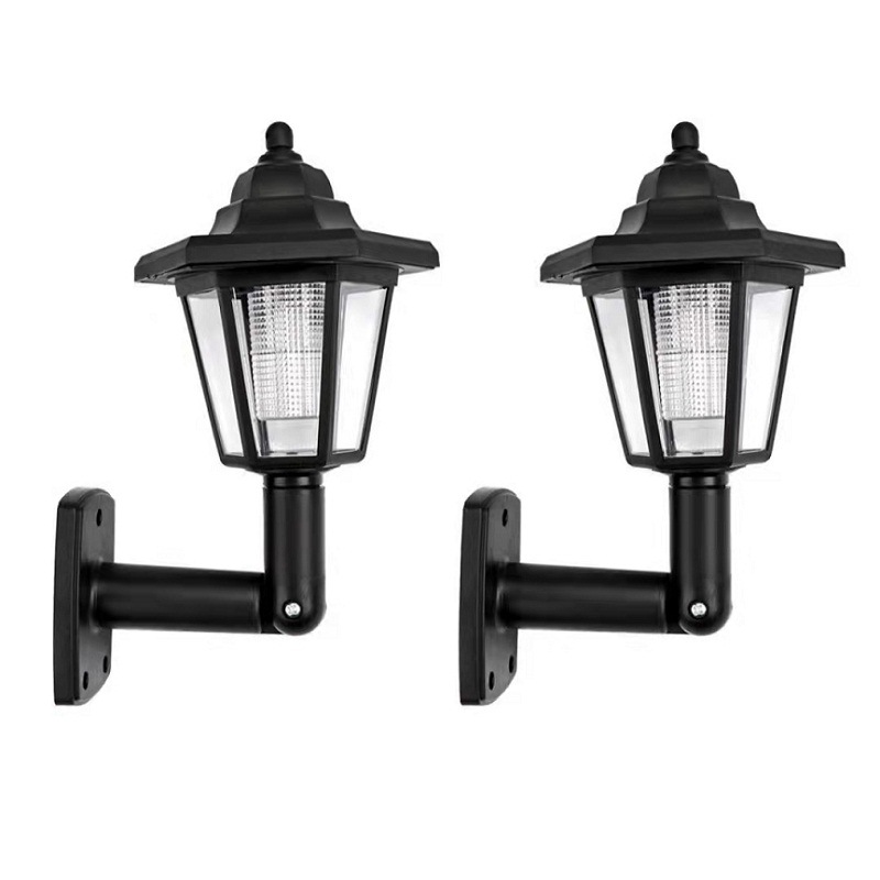 The manufacturer's solar outdoor wall lamp, solar hexagonal wall lamp, courtyard solar lamp, and ground plug dual-purpose full figure