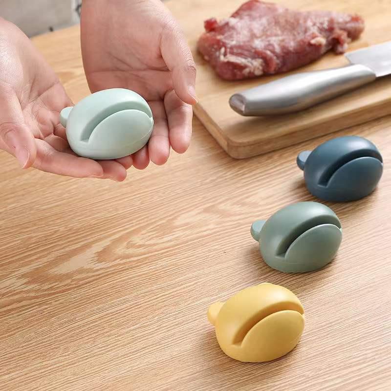 Creative Frog knife sharpener, manual quick knife sharpener, household kitchen easy knife sharpener, scissors sharpener stone Specification drawing