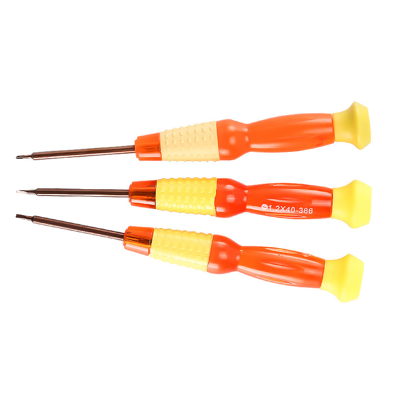 Mobile phone repair tools, double-headed small screwdriver, clock, laptop disassembly, flat-head cross watch screwdriver Item Picture