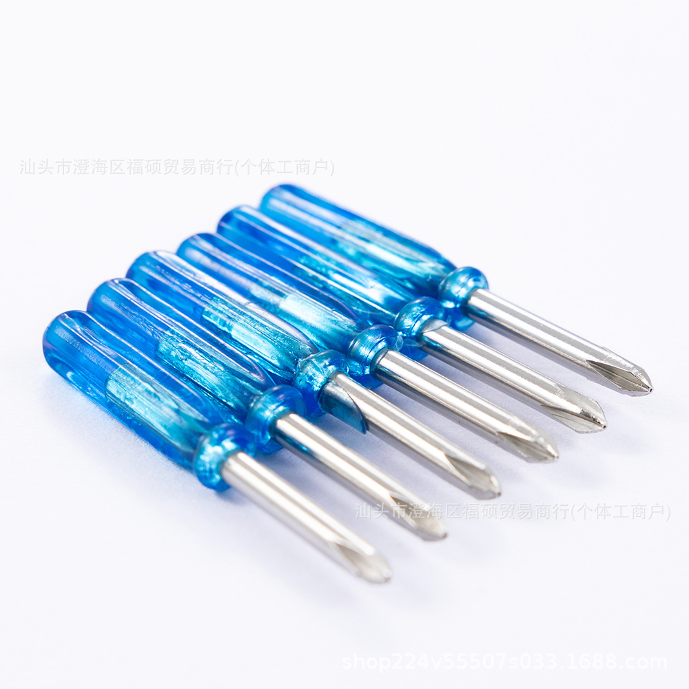 45 long screwdriver, screwdriver, crystal blue repair screwdriver, 1.6 2.0 3.0 mini cross-head flat-head screwdriver Application Scenario