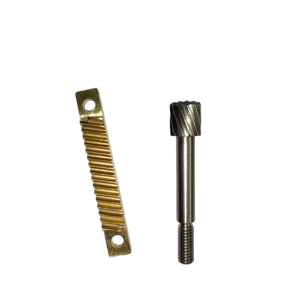 The smooth and fitting worm gear and worm are precisely processed by CNC lathes of Shenzhen Shiyan Ruixin Hardware details Picture