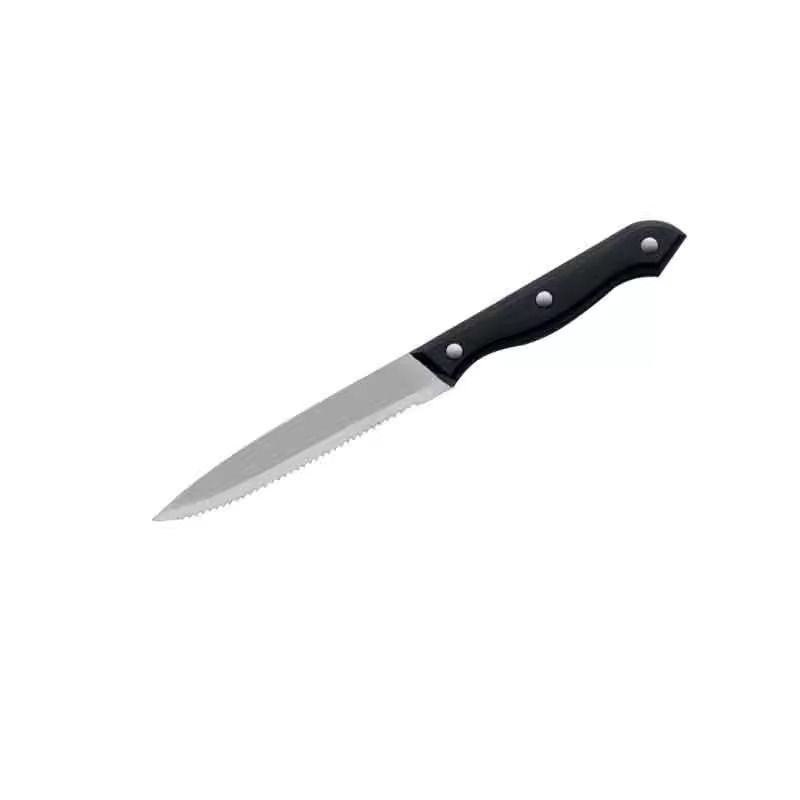 Thickened steak knife, bread knife, stainless steel Western-style knife, lemon knife, frosted handle, serrated knife, steak and pork chop Item Picture