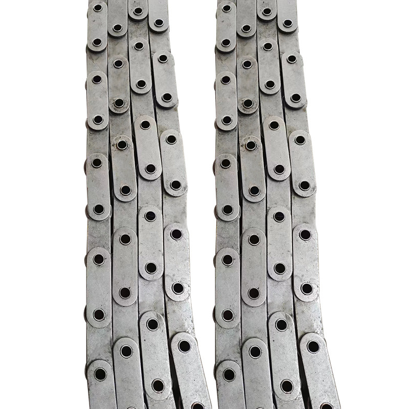 304 hollow chain, 304 stainless steel large pitch side lug chain, single and double row roller special-shaped chain Item Picture