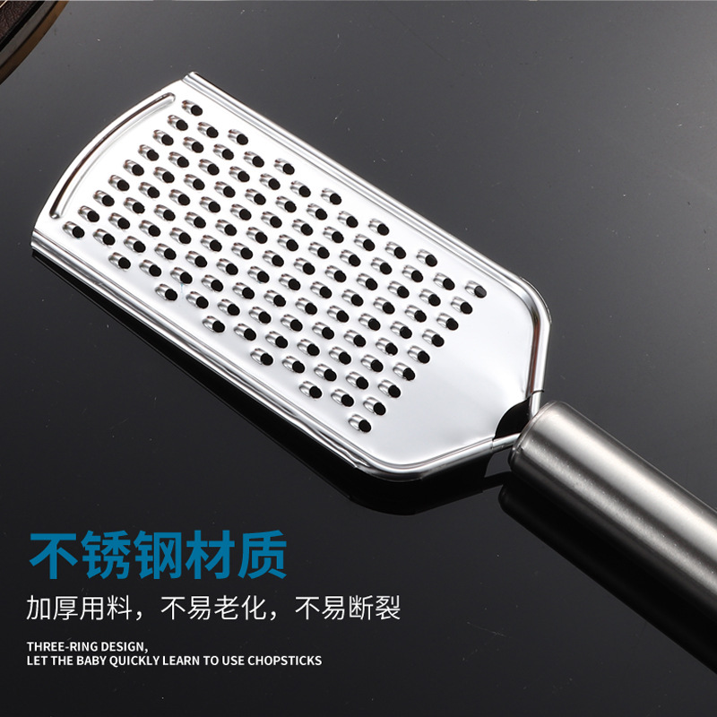 In-stock stainless steel multi-functional fruit and vegetable grater, household potato and radish grater, vegetable cutter, convenient for kitchen workers Specification drawing