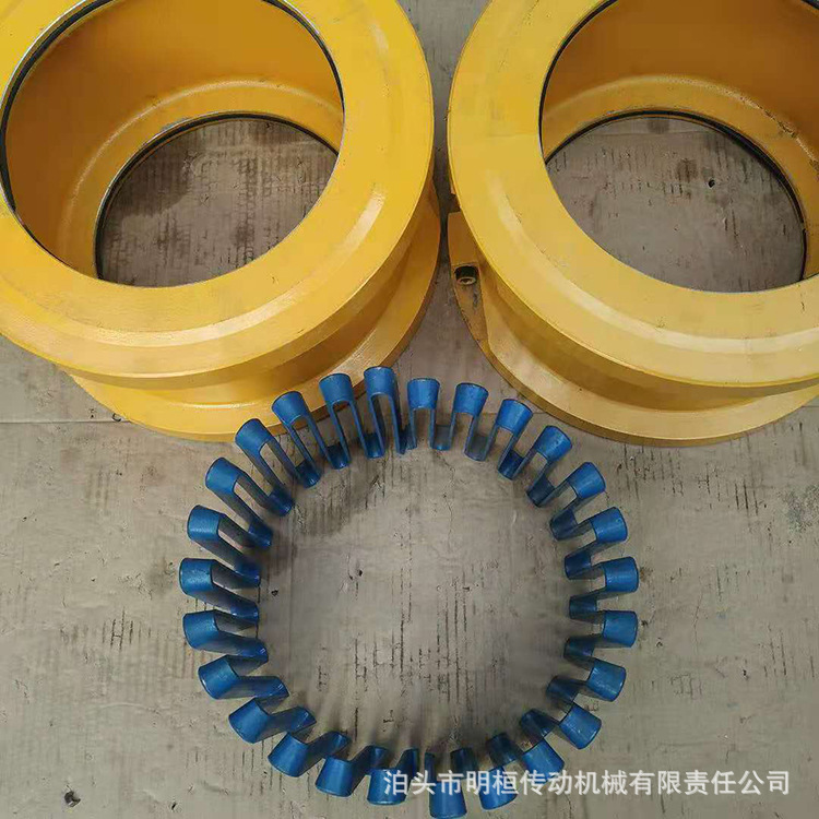 JS serpentine spring coupling spring backrest wheel high-torque coupling JSB2 type serpentine spring coupling Specification drawing