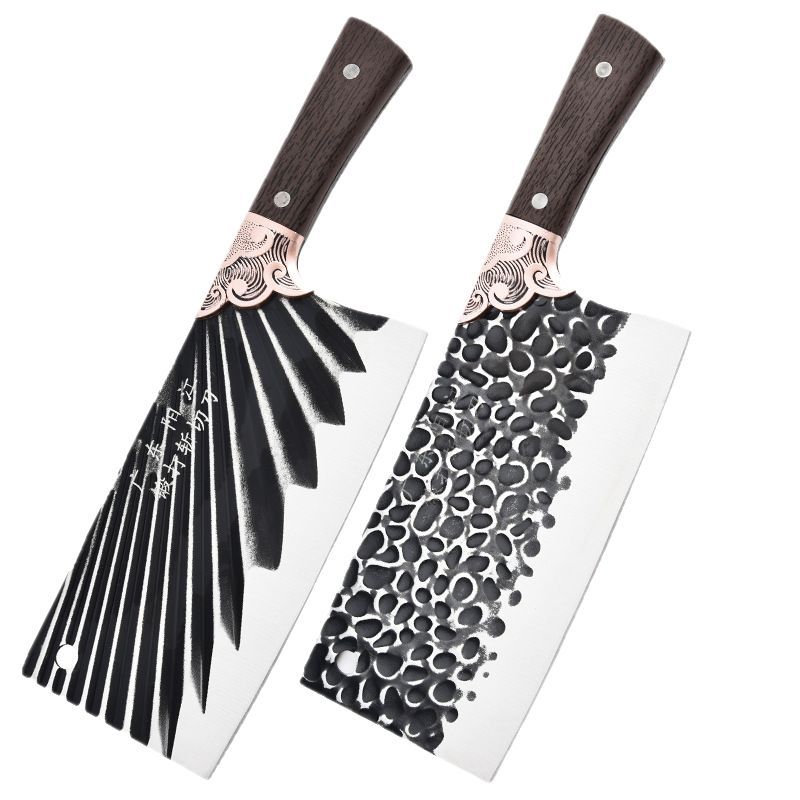 Stainless steel household kitchen knife, hand-forged kitchen knife, commercial hotel chef knife, sharp blade for cutting bones Item Picture