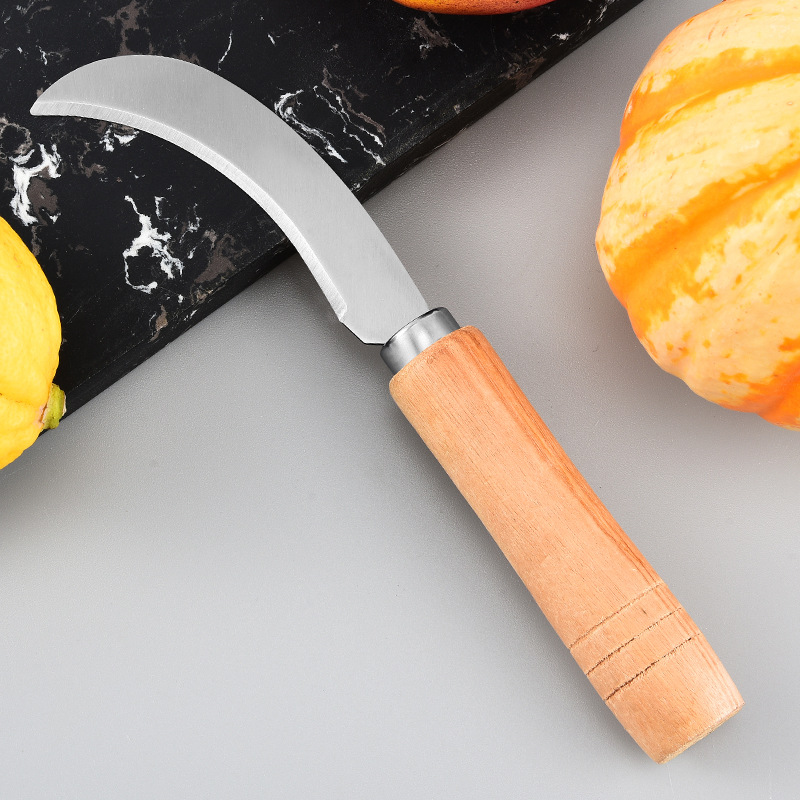 The manufacturer supplies wooden handles for sausage knives, small curved knives, pineapple knives, single-edged banana knives, fruit knives, peelers and leek cutters details Picture