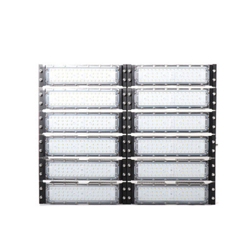led module tunnel lights, outdoor waterproof floodlights, ultra-bright basketball court lights, square lights, lighting lamps, high-pole street lights details Picture