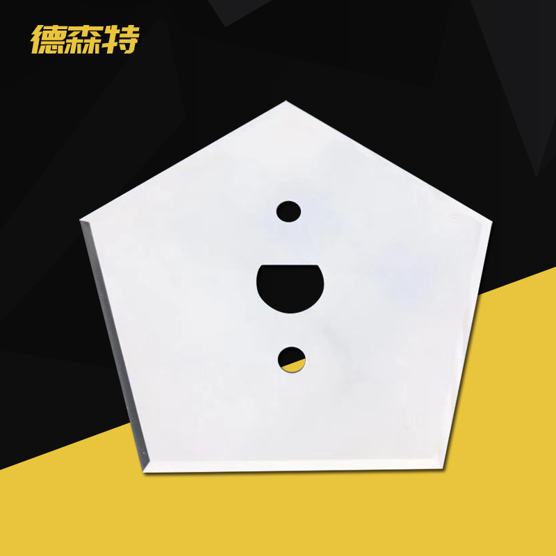 Direct sales from the manufacturer of tungsten steel five-angled blades and ceramic five-angled blades for cutting cement bags, bulk bags, woven bags Specification drawing