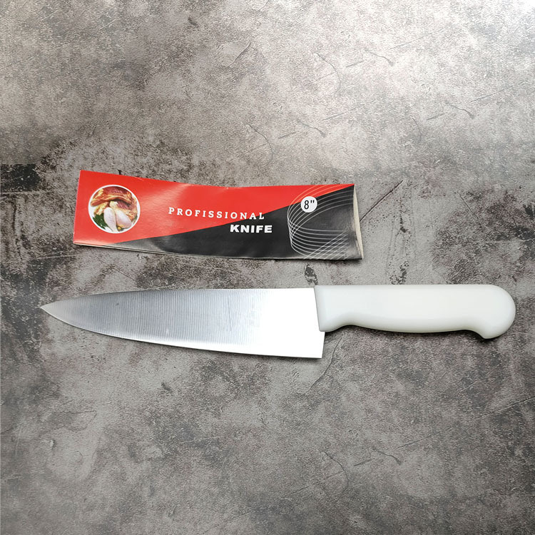 hotel chef knife 8-inch 10-inch beef slitting knife Bar fruit knife Hotel supplies chef knife Specification drawing