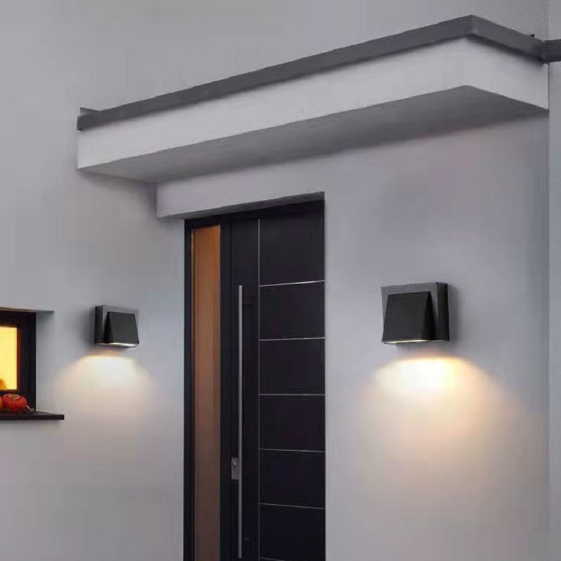 Outdoor waterproof wall lamps that emit light up and down, creative and simple corridor lamps, living room balcony courtyard lamps, bedroom bedside wall lamps Specification drawing