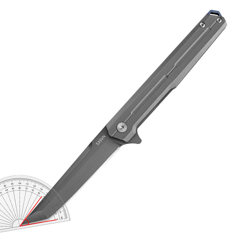 CNC craft mechanic folding knife, outdoor high-hardness sharp knife, inner bearing portable knife, Commander Second generation Item Picture