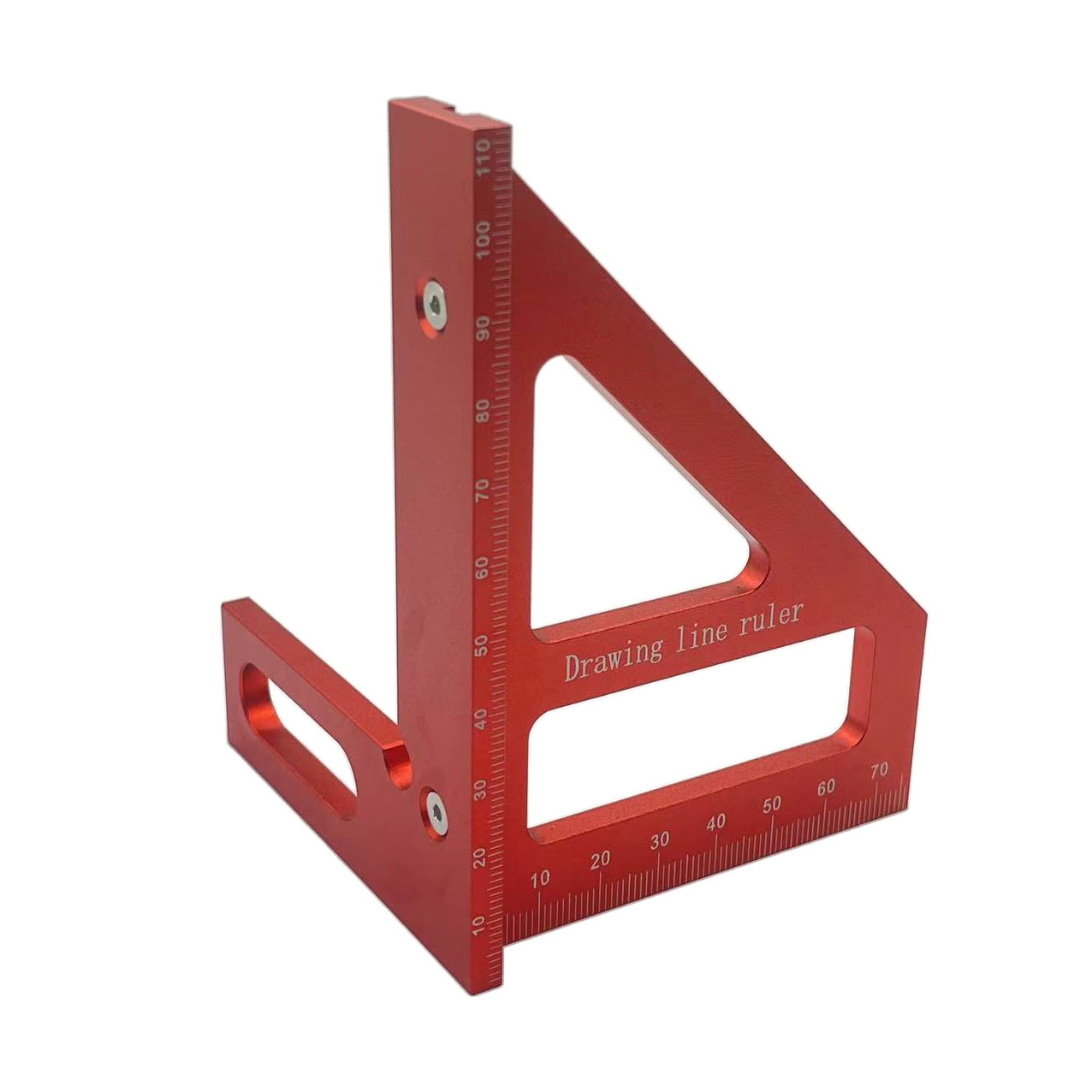 Multi-functional right Angle square, woodworking marking ruler, right Angle square, set square, woodworking aluminum alloy marking tool Item Picture