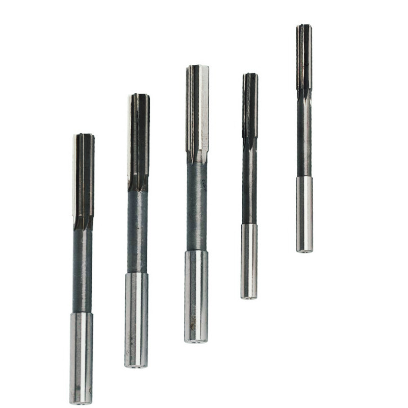 H7 machine reamer straight handle white steel extended edge reamer machine high-speed steel cutter, high-precision HSS non-standard core Item Picture