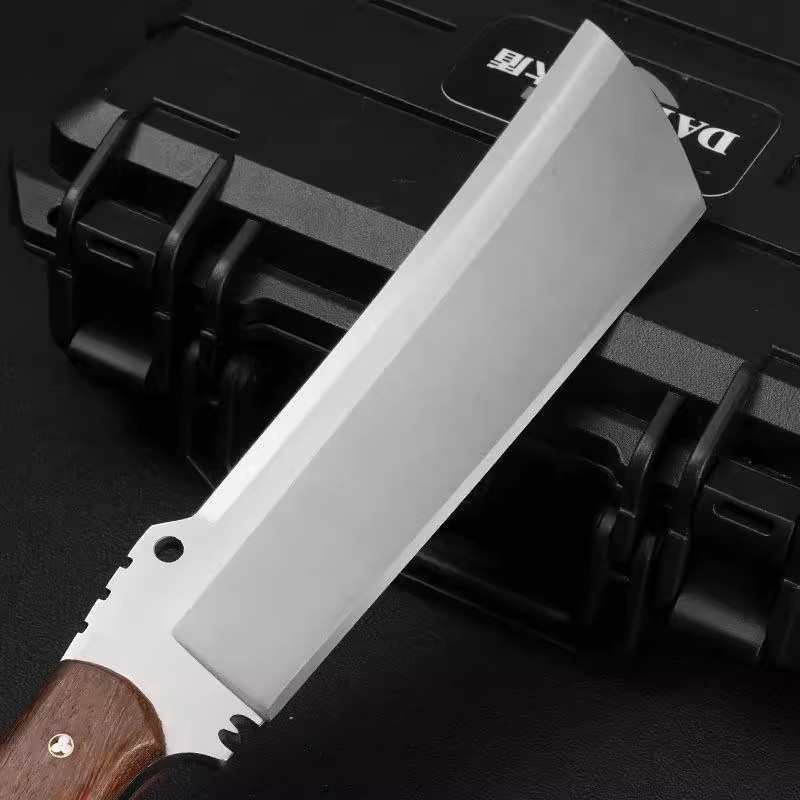 Outdoor obstacle removal knife, sharp blade knife, household kitchen knives, meat knife, vegetable knife, wild fruit knife, firewood knife details Picture