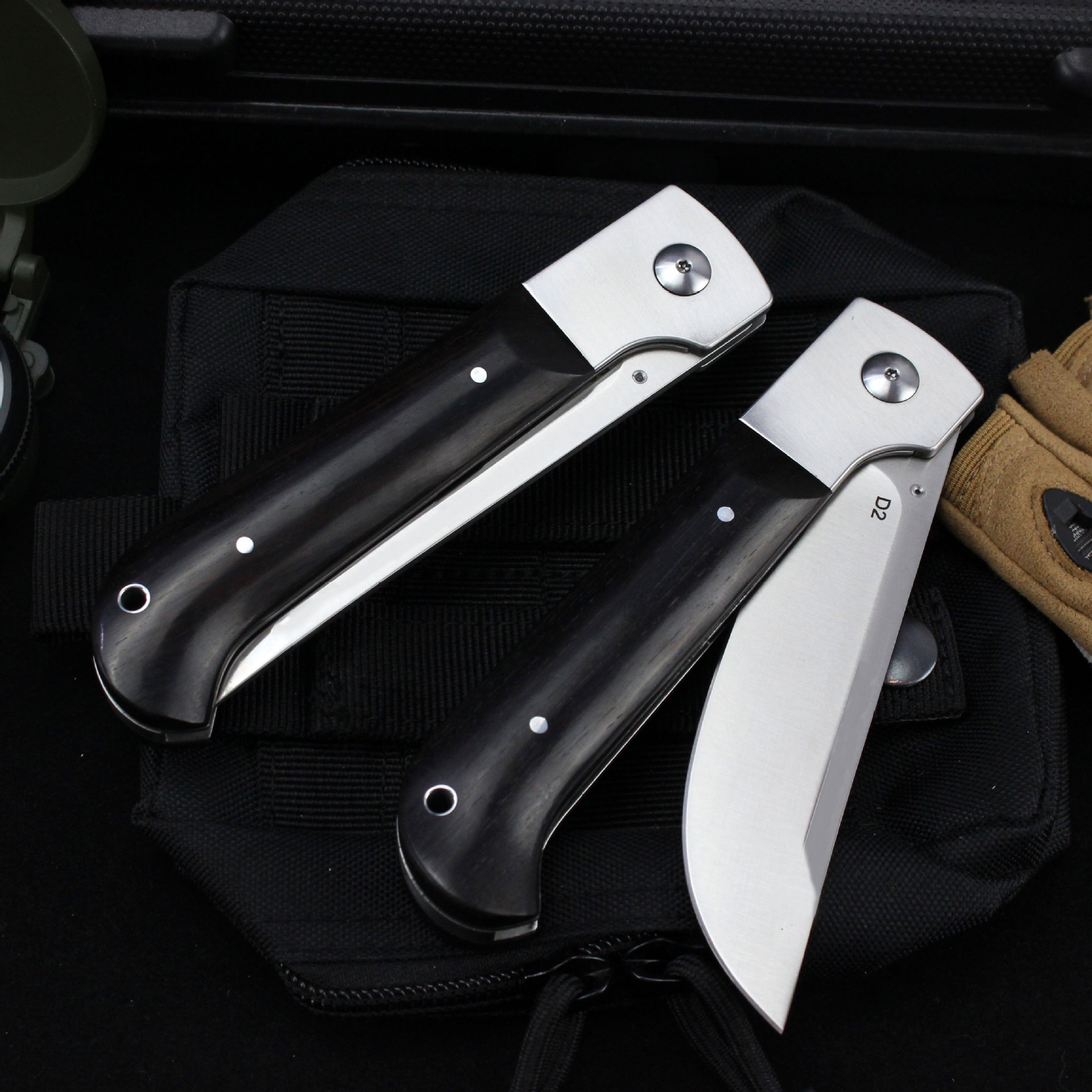 Russian Volsma ebony handle folding knife Portable D2 Outdoor tactical AliExpress folding knife Application Scenario