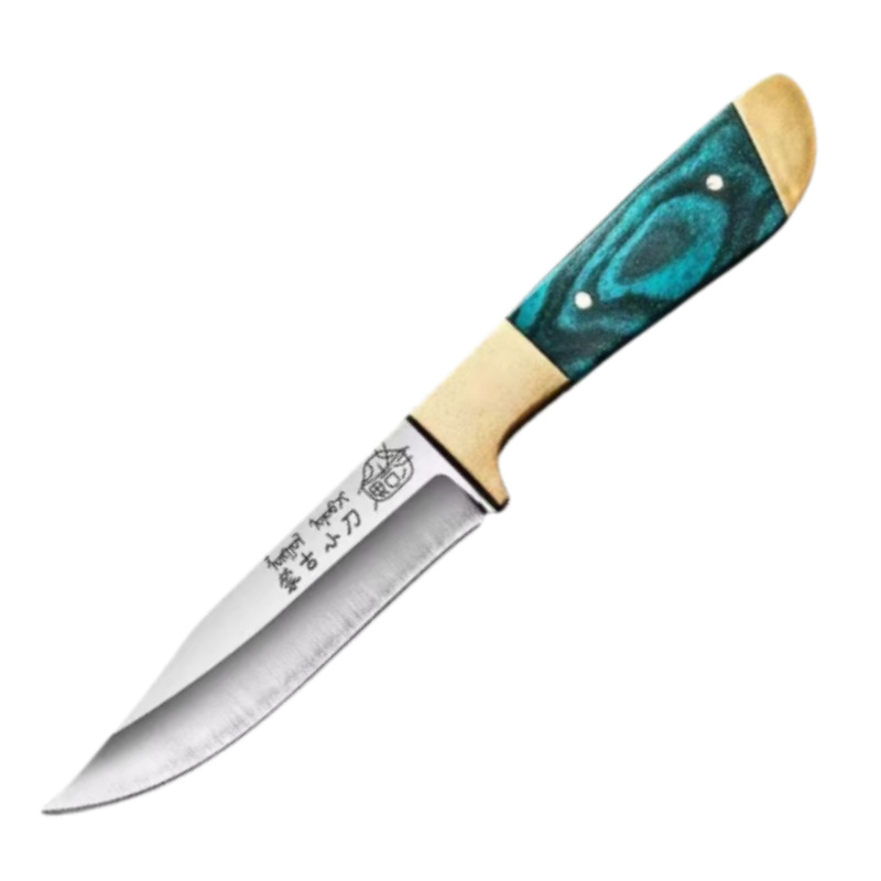 Mongolian hand-pulled meat knife, hand-handled meat knife, fruit knife, steak knife. Inner Mongolians eat mutton knife, small meal knife Item Picture