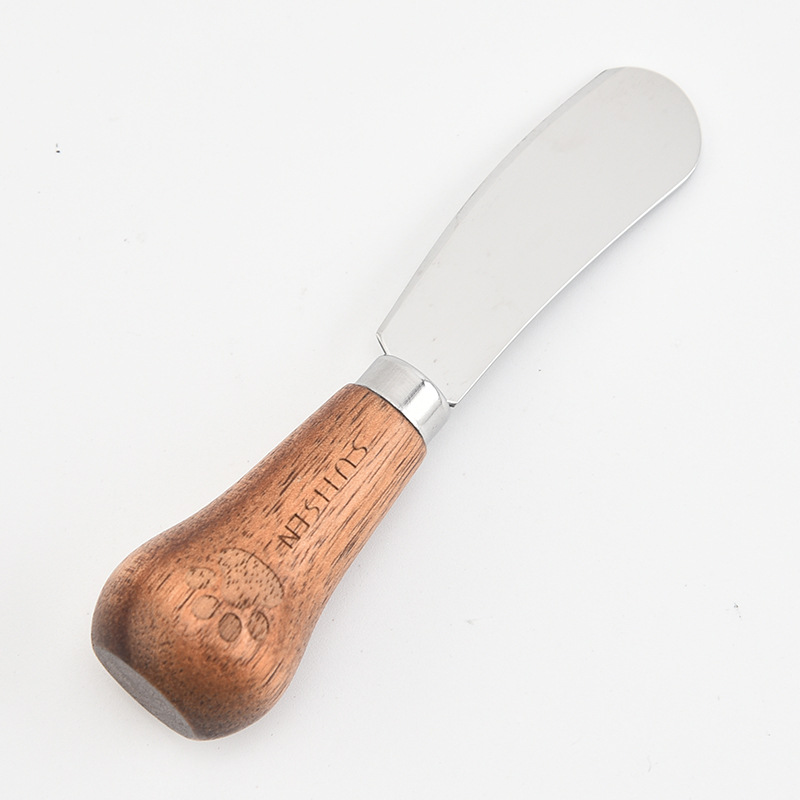 New household stainless steel upright cheese knife, creative butter spreading knife, bread and jam spatula manufacturer wholesale full figure