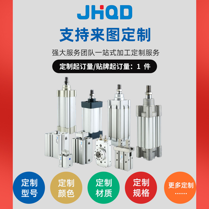 Cylinder: Airtac type MI mini cylinder, SMC type large thrust adjustable stroke compact cylinder, CD85N cylinder Application Scenario