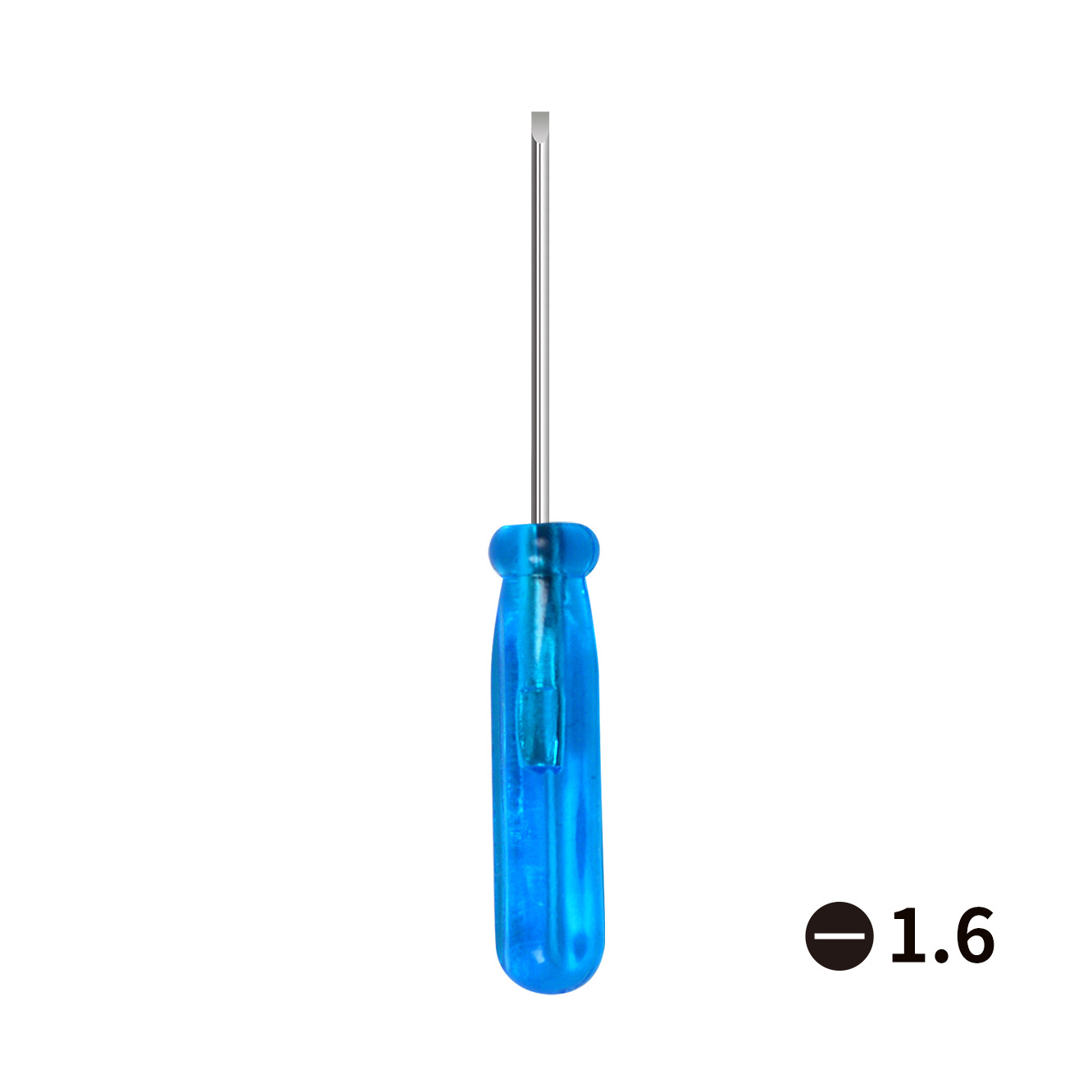 【 Same style at a low price 】 Crystal blue screwdriver with a total length of 45mm, mini screwdriver, a mobile phone repair tool for fun undefined