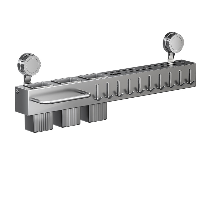 Kitchen storage rack, perforation-free knife rack, multi-functional wall-mounted chopstick holder, knife seat, hook chopstick spatula and spoon storage rack Item Picture
