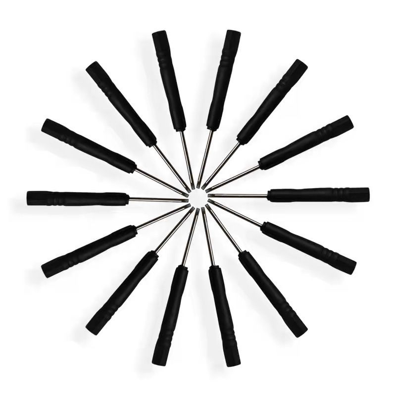 Mini screwdrivers, small black screwdrivers, small black screwdrivers, complimentary screwdrivers 2.0 and 3.0 models complete single-use small screws details Picture