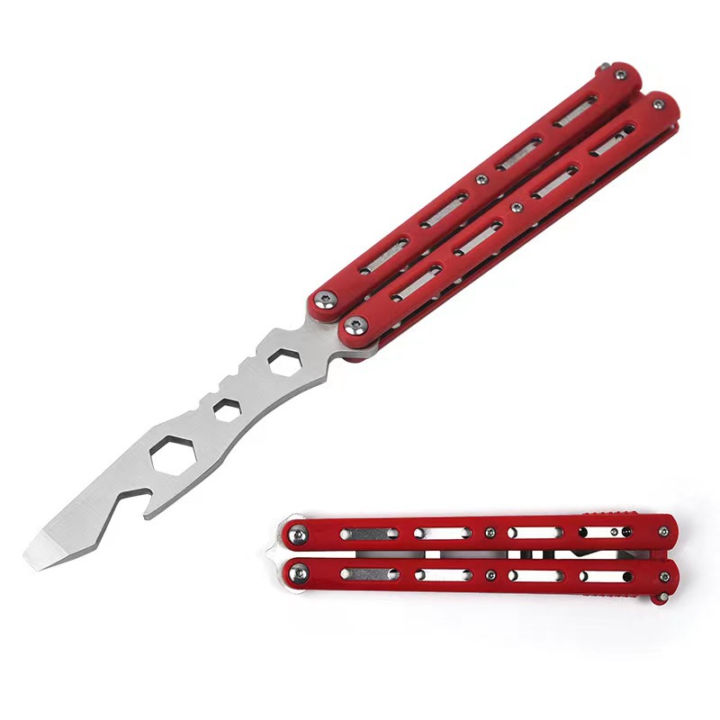 The factory supplies butterfly knives, CSGO practice knives, folding knives, unedged knife playing training, and knife swinging games Item Picture