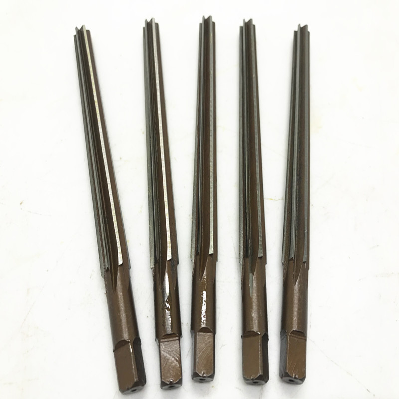1:50 reamer hand straight handle reamer non-standard full red 9crsi material cone reamer 3-30mm direct sales Specification drawing